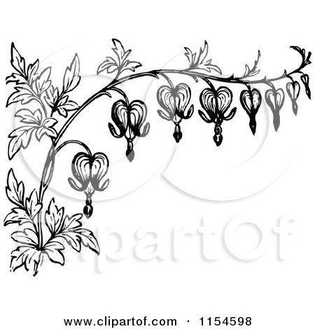 450x470 Clipart Of A Retro Vintage Black And White Border Of Bleeding