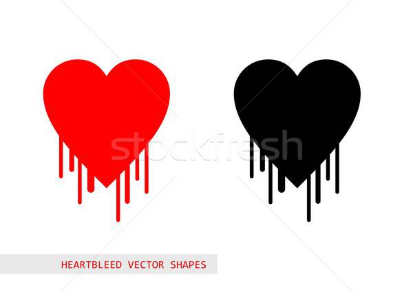 600x424 Heartbleed Openssl Bug Vector Shape, Bleeding Heart With Wall