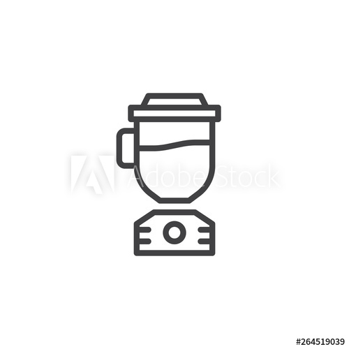 Blender Line Icon Electric Mixer Linear Style Sign For Mobile 500x500 Blender Line Icon Electric Mixer Linear Style Sign For Mobile