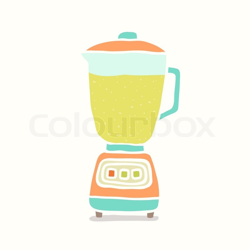 800x800 Blender Making Fruit Smoothie Vector Stock Vector Colourbox