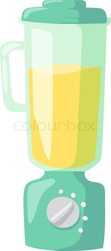 355x800 Juice Kitchen Blender Machine Easy To Stock Vector Colourbox