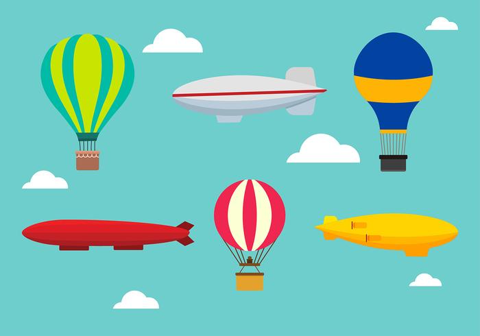 700x490 Dirigible Set Free Vector