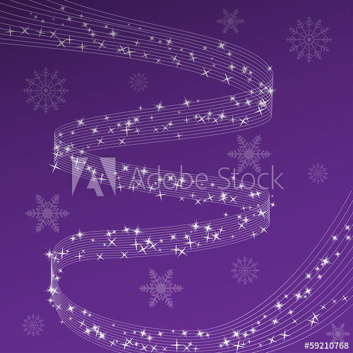 500x500 Winter Background With Blizzard Vector