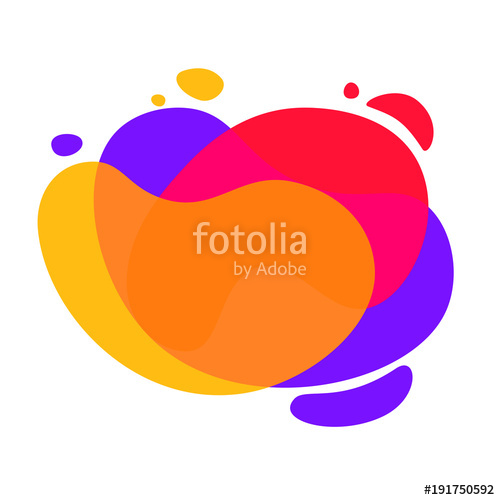 500x500 Colorful Shapes Blob Minimal Banner Stock Image And Royalty Free