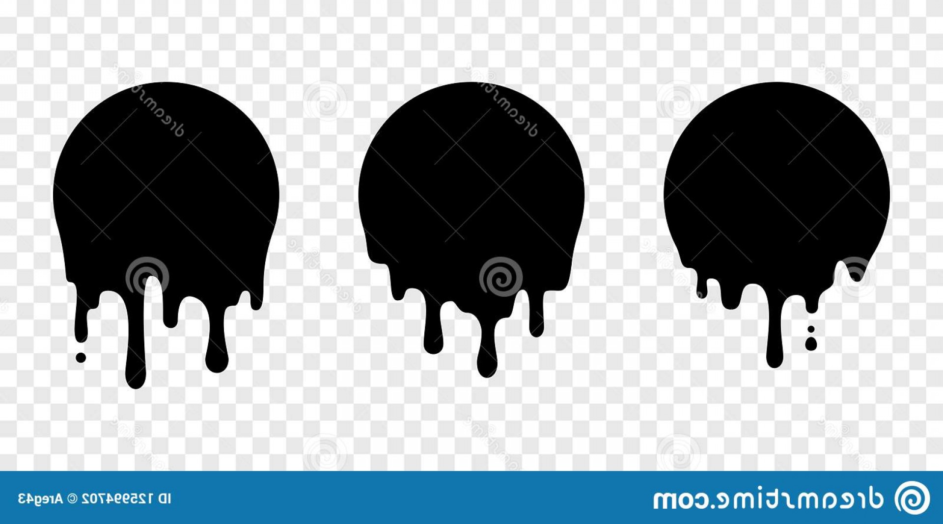 1920x1068 Paint Drip Stickers Circle Labels Vector Liquid Drops Icons