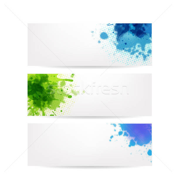 600x600 Set Banners With Blob Vector Illustration Elena Barbakova
