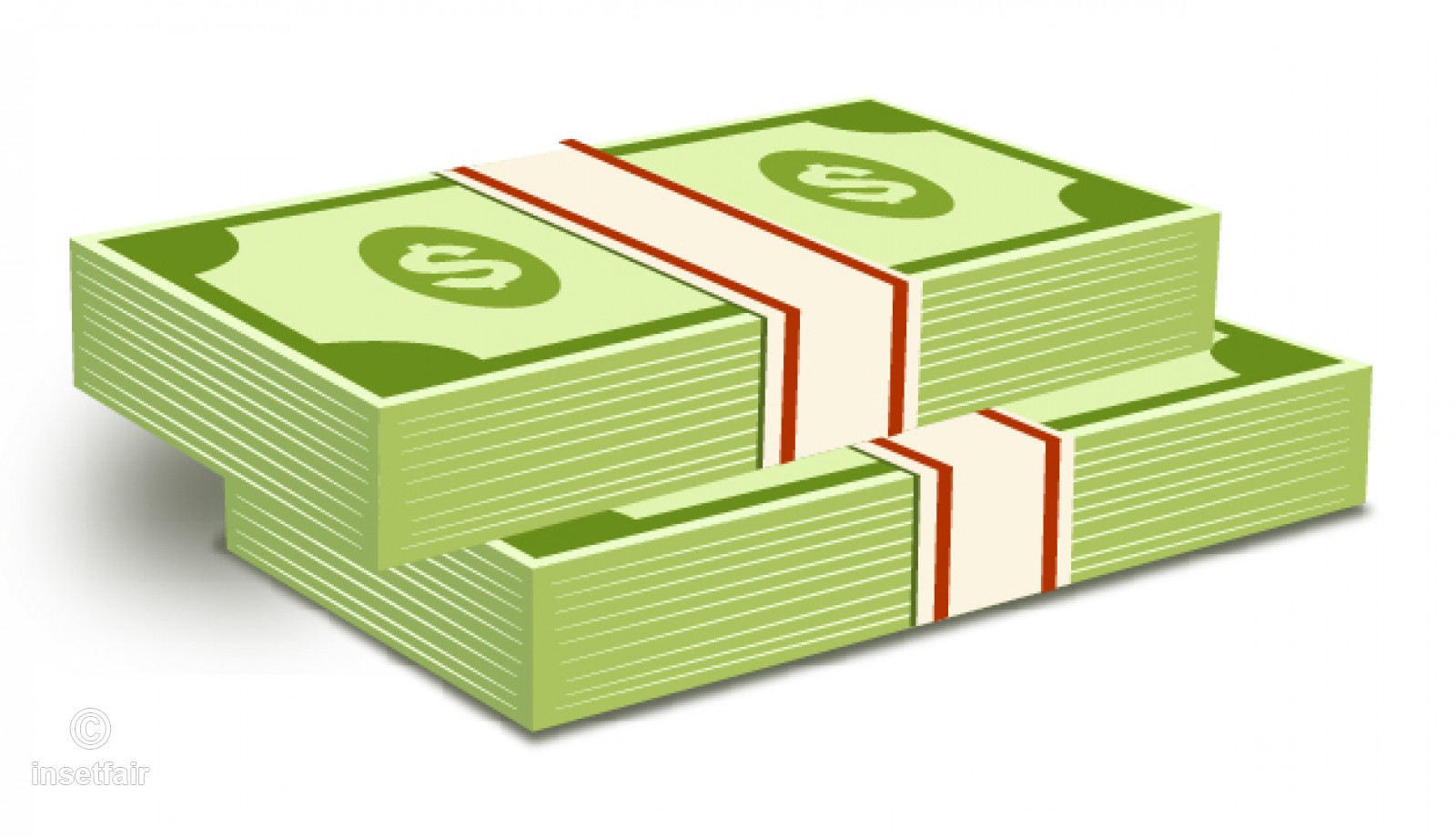 1600x920 Money Bundle Of Dollars Bank Notes Vector Drawing