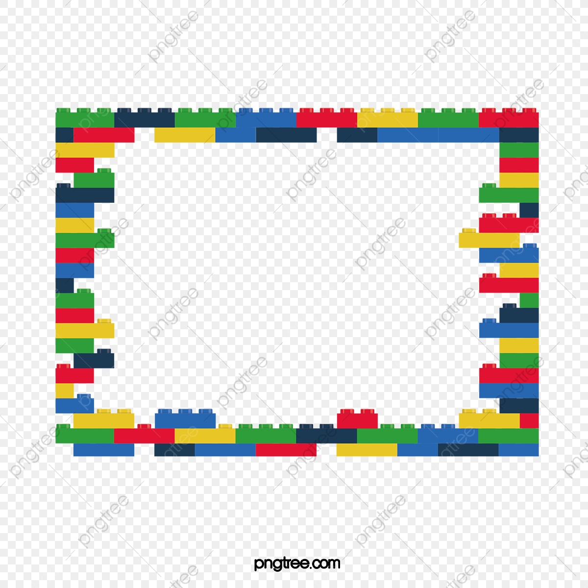 1200x1200 Color Block Border, Vector Png, Building Blocks, Color Blocks Png