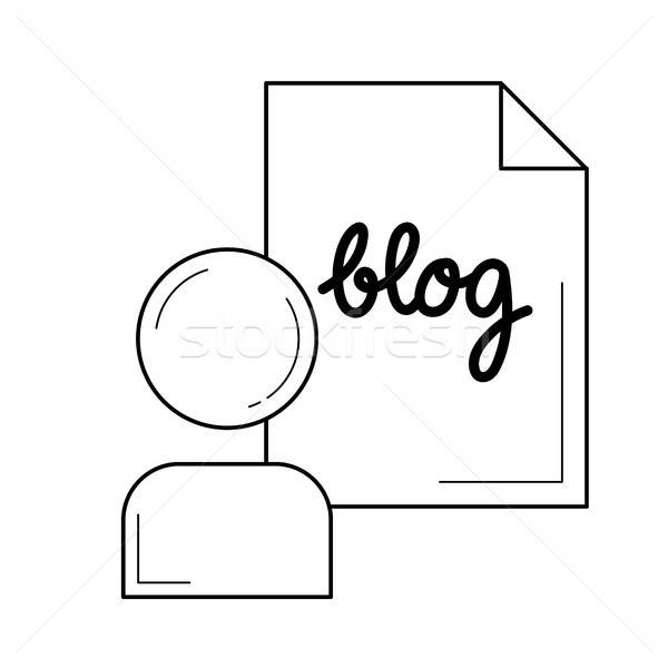 Blog Line Icon Vector Illustration Andrei Krauchuk 600x600 Blog Line Icon Vector Illustration Andrei Krauchuk