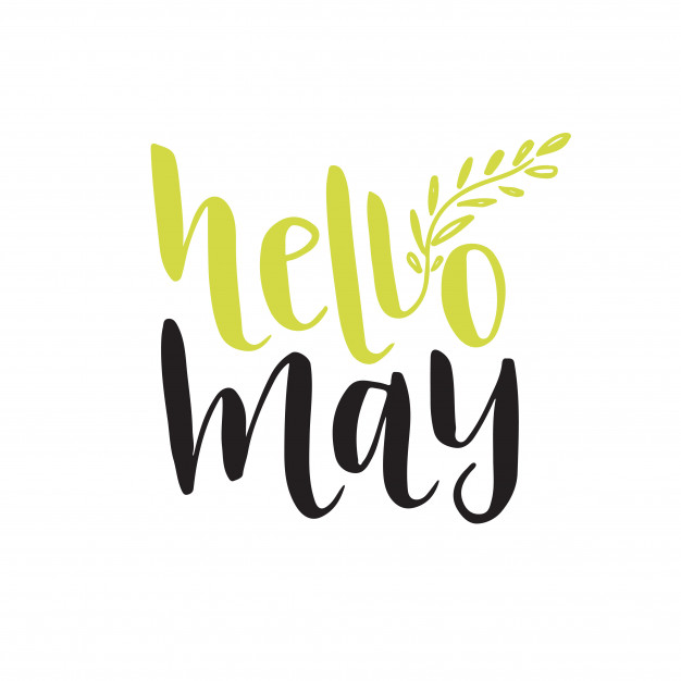 Hand Vector Lettering Hello May Vector Social Media Blog Icon 626x626 Hand Vector Lettering Hello May Vector Social Media Blog Icon