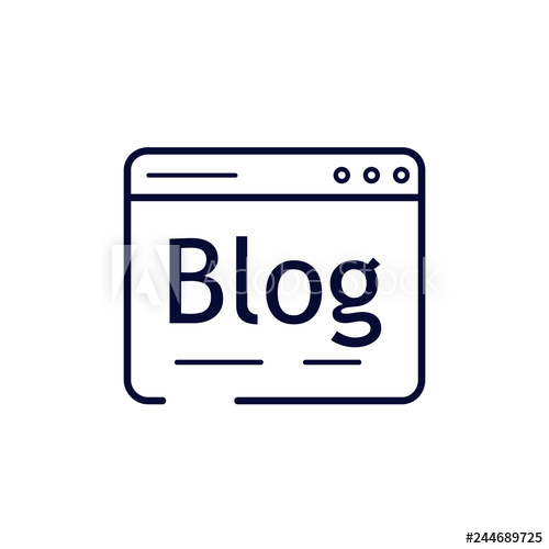 Blog Icon, Vector Illustration Flat Icon Vector On White 500x500 Blog Icon, Vector Illustration Flat Icon Vector On White