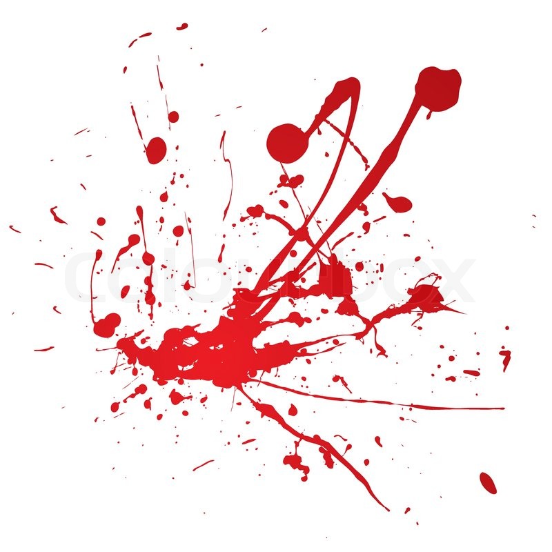 800x800 Blood Spray Splat Isolated Over A Stock Vector Colourbox