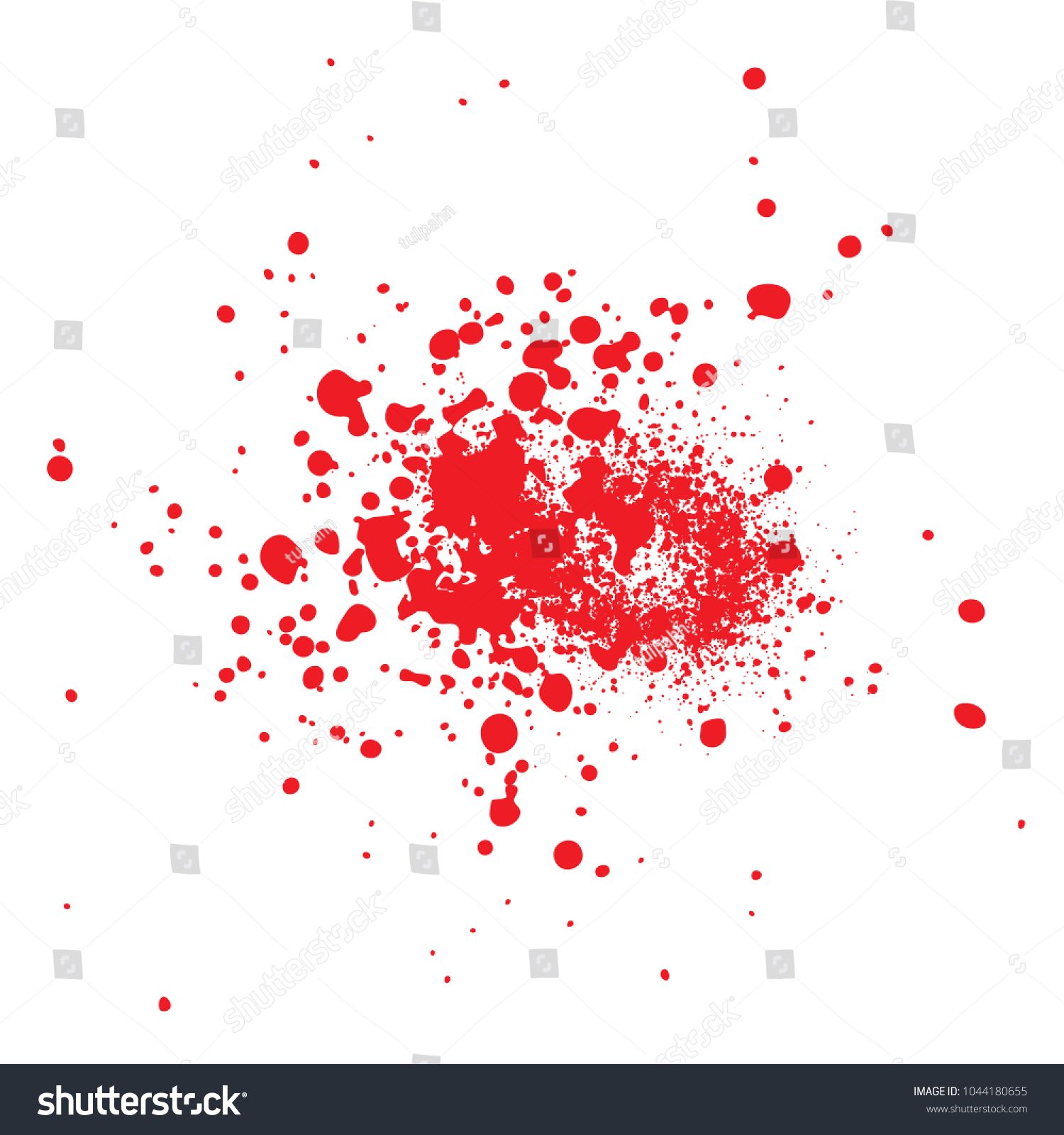 1500x1600 Blood Splatter Vector Isolated On White Background Vector Splatter