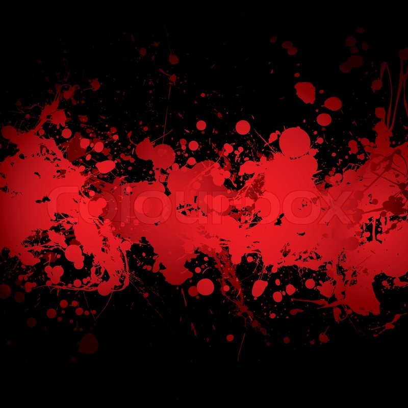800x800 Abstract Blood Red Ink Splat Banner Stock Vector Colourbox