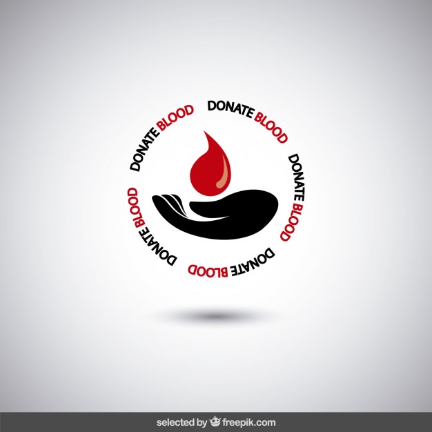 626x626 Donate Blood Isolated Logo Vector Free Download