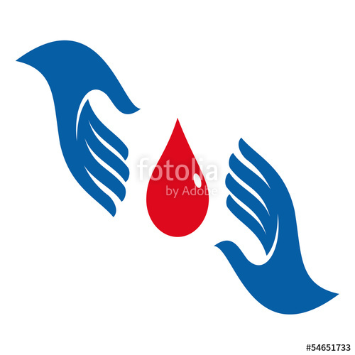 500x500 Vector Logo Blood Donation Stock Image And Royalty Free Vector