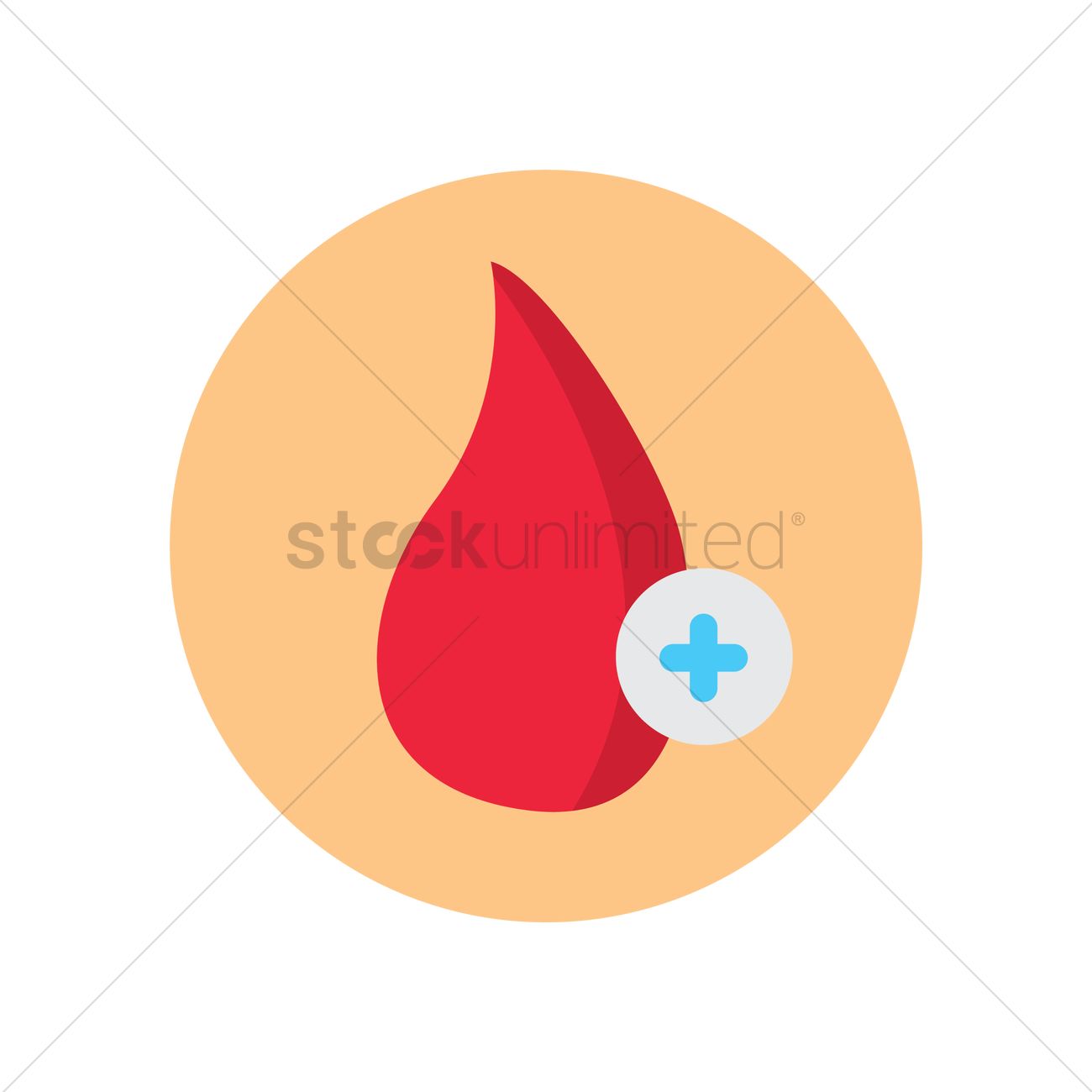 1300x1300 Blood Drop Vector Image