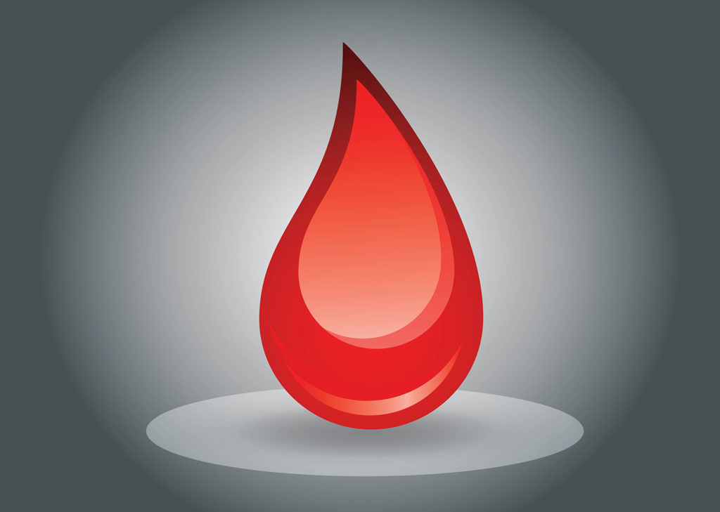 1024x729 Blood Drop Vector Art Graphics