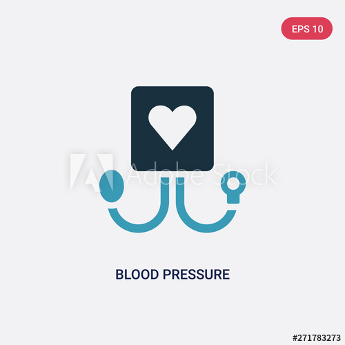 Two Color Blood Pressure Vector Icon From Medical Concept 500x500 Two Color Blood Pressure Vector Icon From Medical Concept