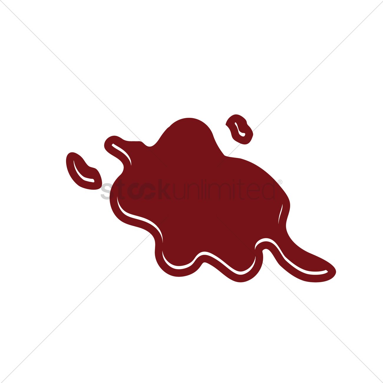 1300x1300 Blood Splash Vector Image