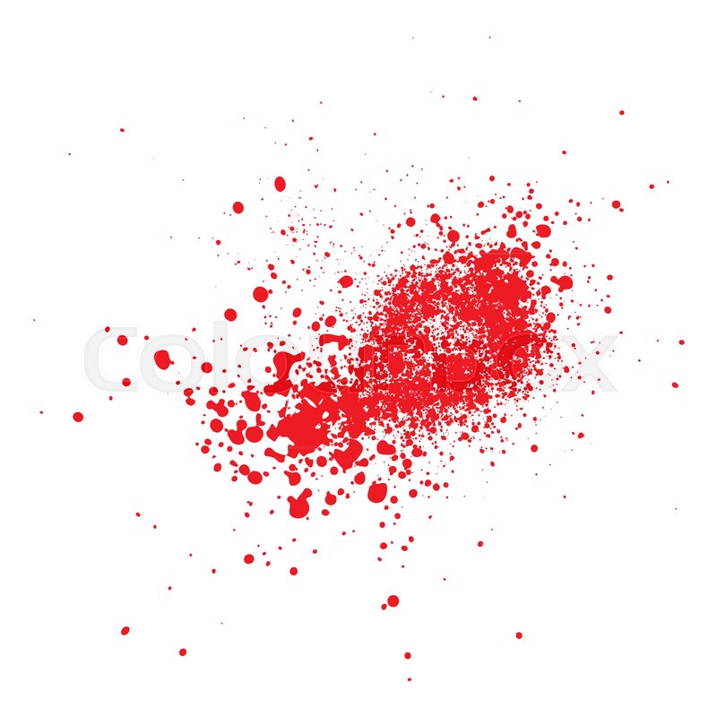 800x800 Blood Splatter Vector Isolated On Stock Vector Colourbox
