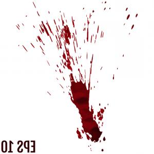 300x300 Blood Splatter Isolated Design Vector Catchsplace