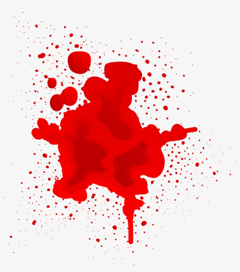 820x932 Halloween Transparent Blood Image