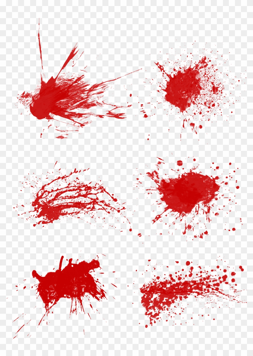 840x1180 Simple Blood Splatter Vector