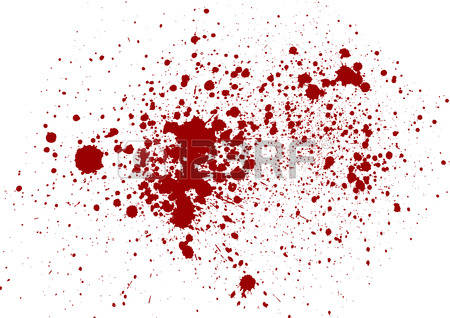 450x318 Blood Splash Clipart