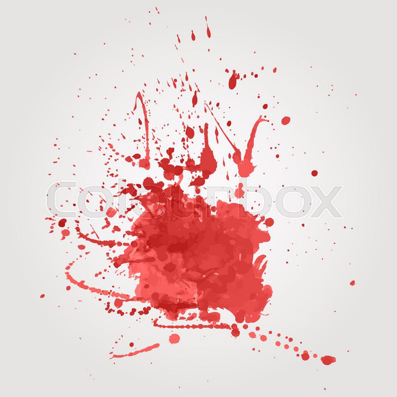 800x800 Vector Blood Splatter Stock Vector Colourbox