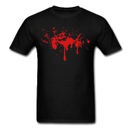 190x190 Bloody Twilight Splatter Blood Stain Vector Men's T Shirt