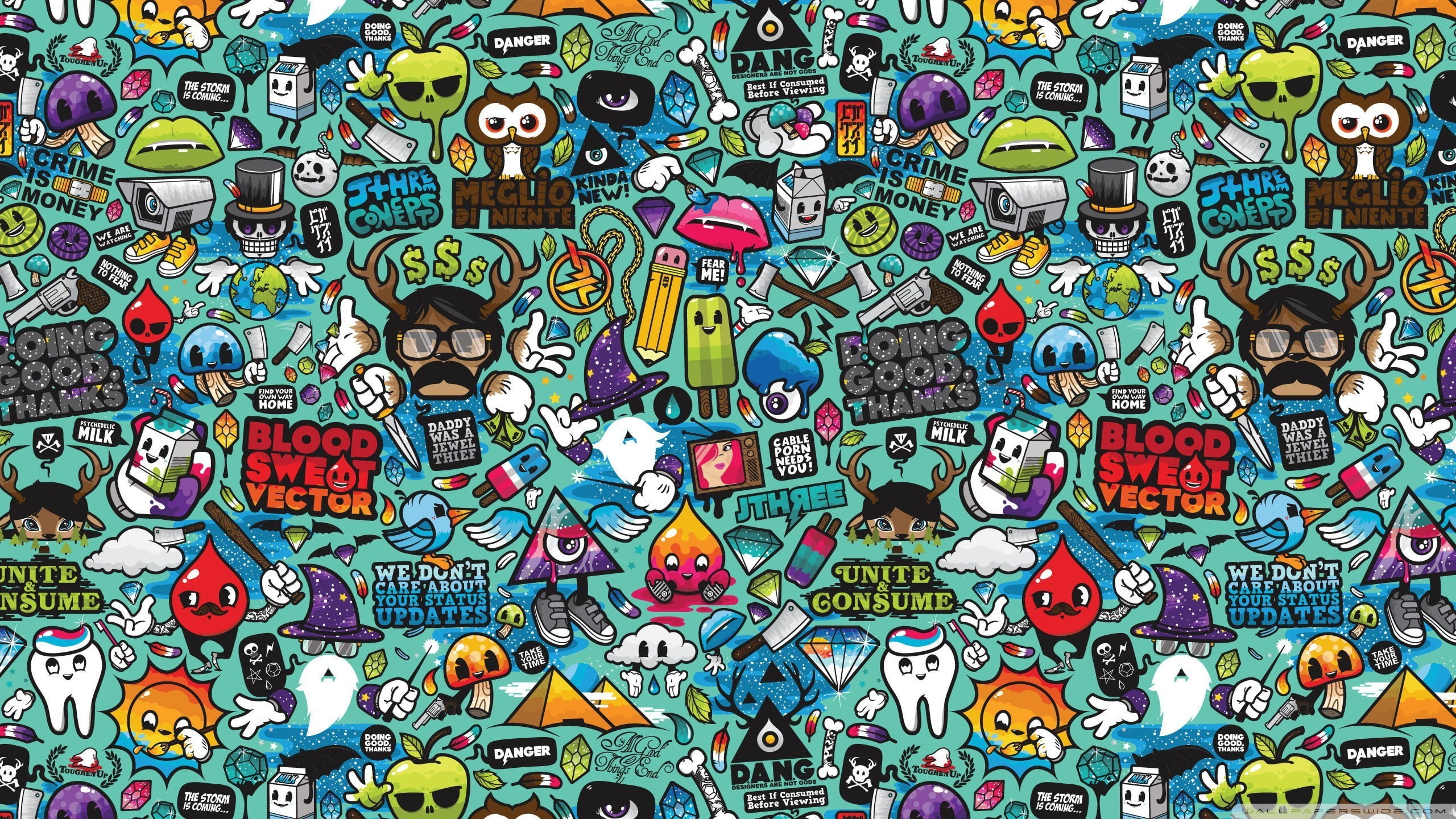 Hd Wallpaper Multicolored Blood Sweat Vector Wallpaper, Abstract 2560x1440 Hd Wallpaper Multicolored Blood Sweat Vector Wallpaper, Abstract