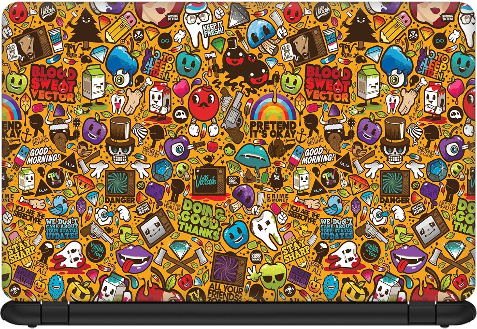 Blood Sweat Vector Laptop Skins Stickers Hd Quality 1664x1146 Blood Sweat Vector Laptop Skins Stickers Hd Quality