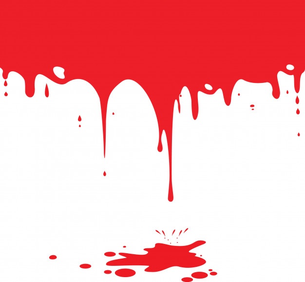 626x578 Dripping Blood Isolated On White Vector Premium Download
