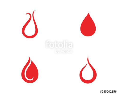 500x400 Blood Vector Icon Logo Stock Image And Royalty Free Vector