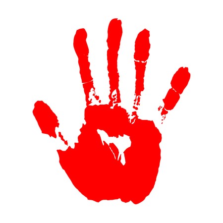 Bloody Handprint Vector at Vectorified.com | Collection of Bloody ...