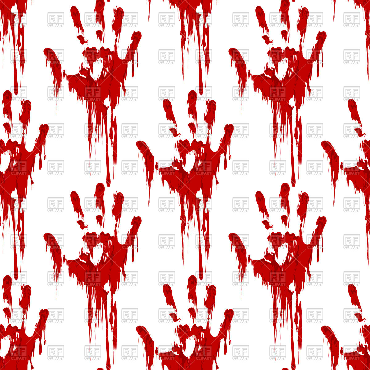 Bloody Hand Print Seamless Pattern Horror Background Vector Image 1200x1200 Bloody Hand Print Seamless Pattern Horror Background Vector Image