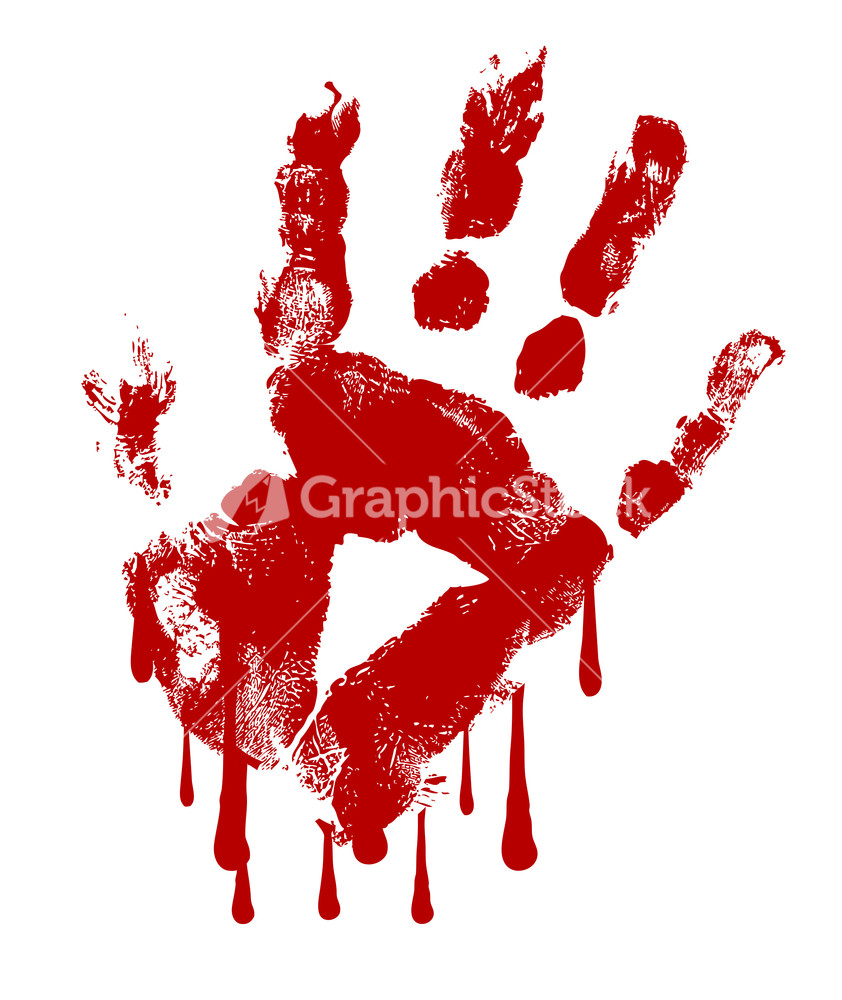 Bloody Handprint Smear Vector 842x1000 Bloody Handprint Smear Vector