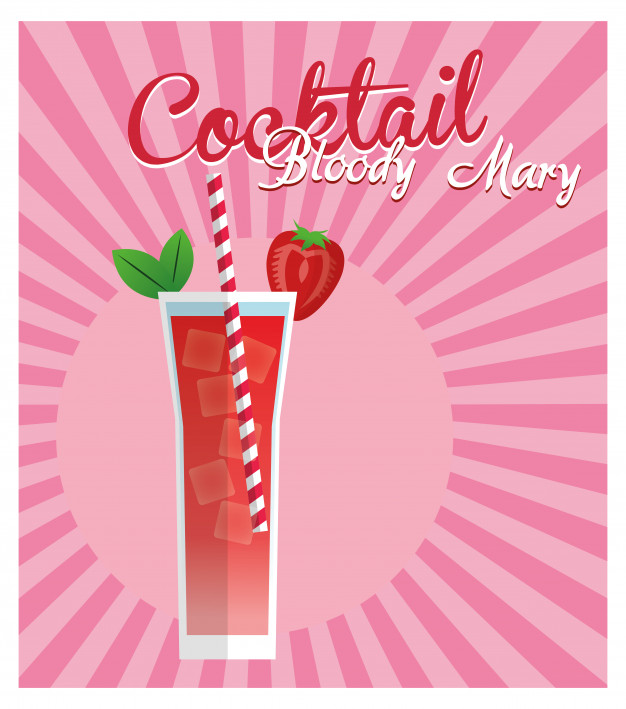 626x709 Bloody Mary Cocktail Icon Vector Premium Download