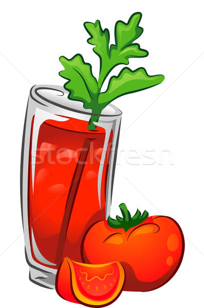397x600 Drinks Bloody Mary Vector Illustration Lenm