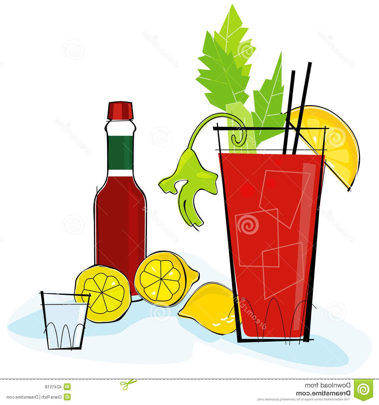 1300x1390 Bloody Mary Drink Clipart