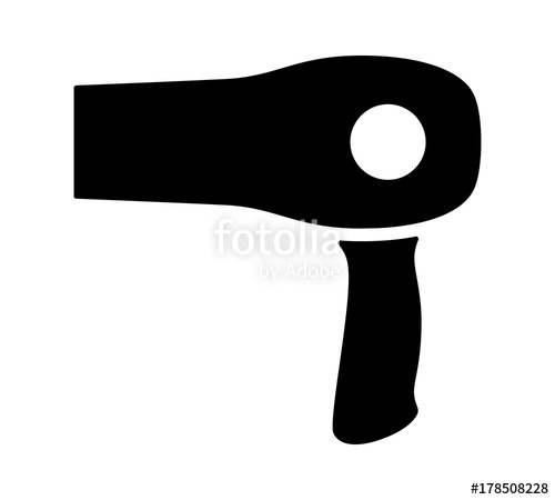 Blow Dryer Vector At Collection Of Blow Dryer Vector Free For Personal Use