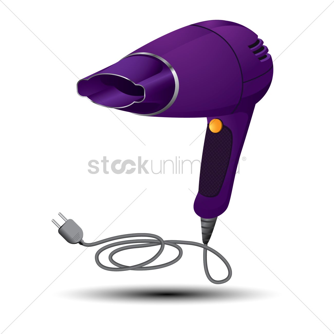 1300x1300 Hair Dryer Vector Image