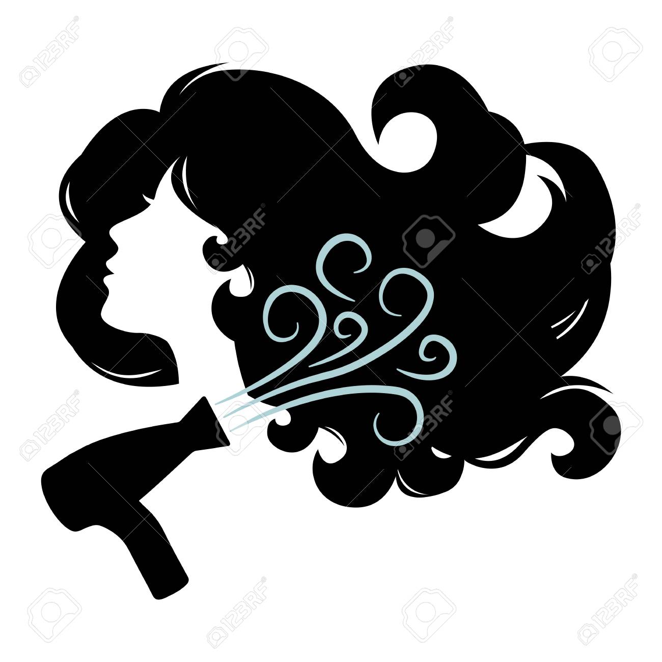 1300x1300 Huge Collection Of 'hair Dryer Silhouette' Download More Than