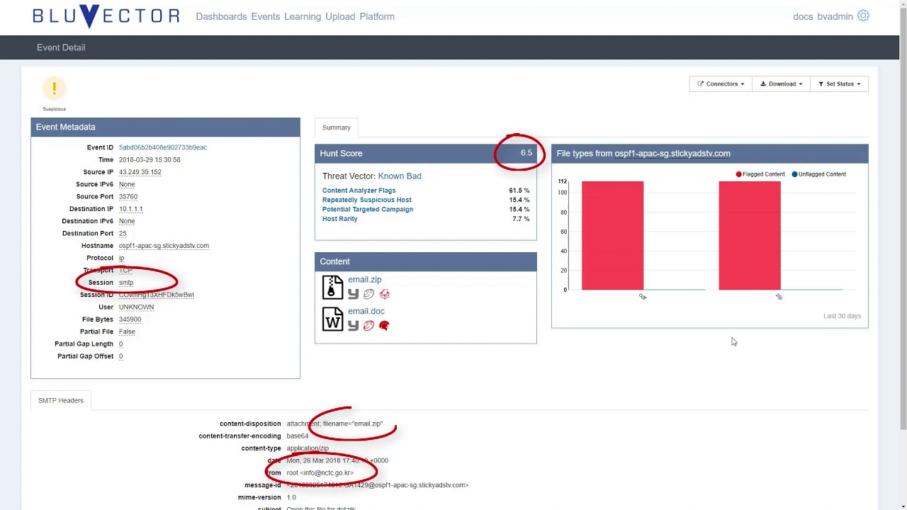 1280x720 Endace With Bluvector