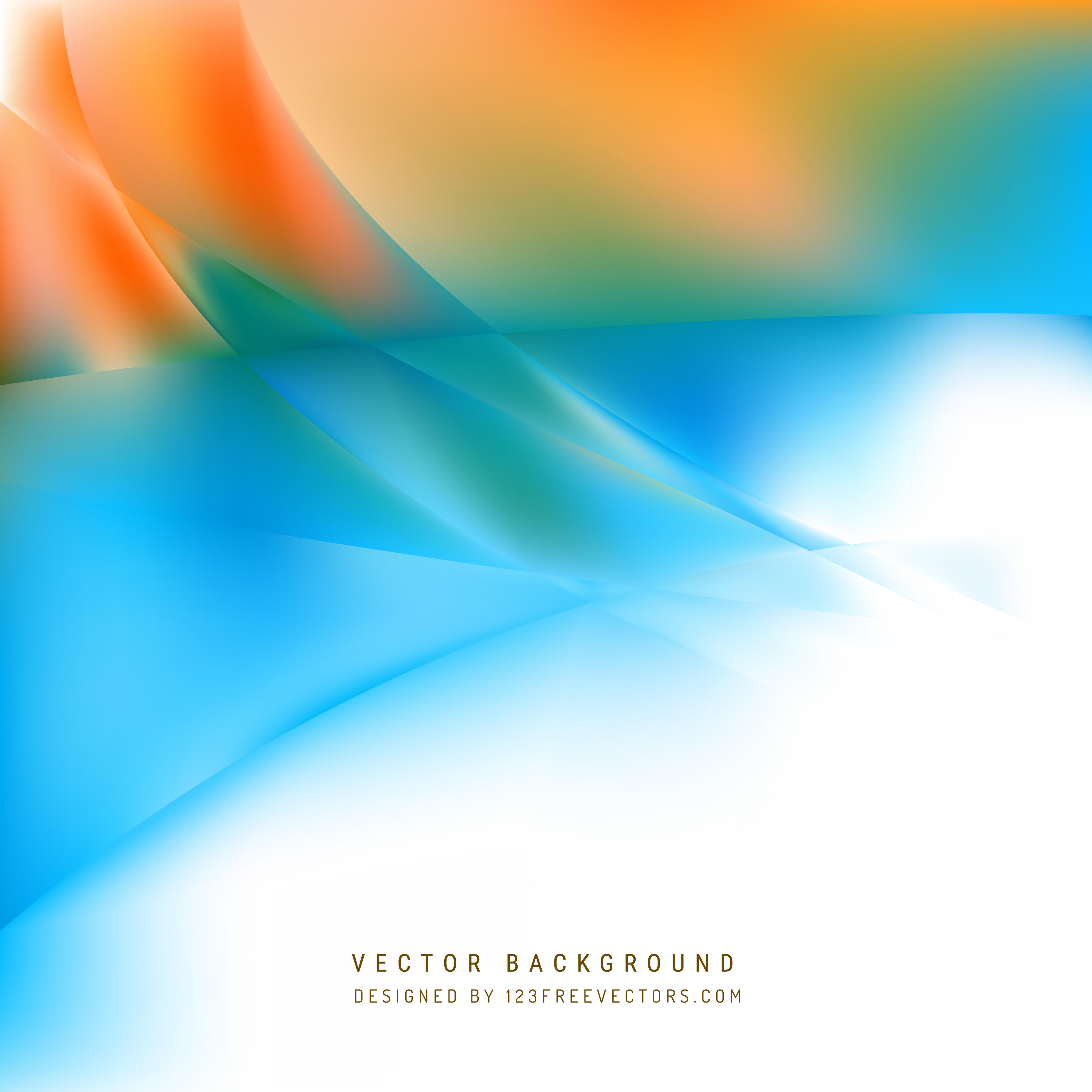 3333x3333 Blue Orange Abstract Background