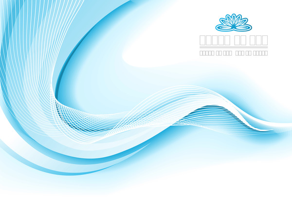 600x408 Light Blue Wavy Abstract Background Vector Free Download