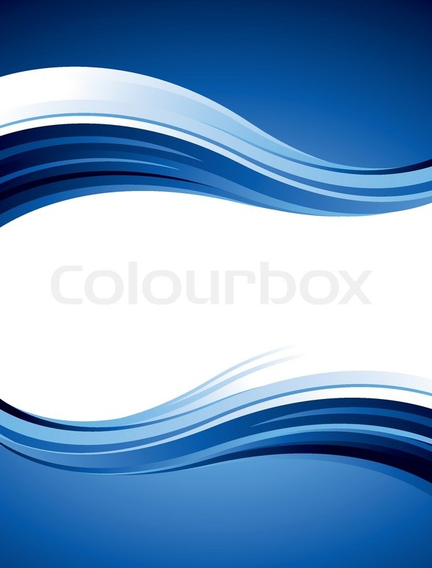 Blue Abstract Vector Design With Waves Stock Vector Colourbox 608x800 Blue Abstract Vector Design With Waves Stock Vector Colourbox