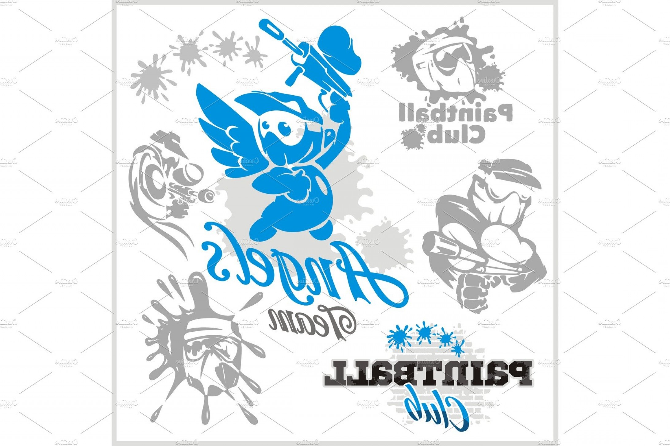 Paintball Emblem And Logo Vector Hoodamathrun 2184x1455 Paintball Emblem And Logo Vector Hoodamathrun
