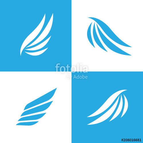 Wings Emblem Elements Angels And Birds Winged Labels Bird Wings 500x500 Wings Emblem Elements Angels And Birds Winged Labels Bird Wings